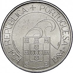 Large Obverse for 25 Escudos 1984 coin