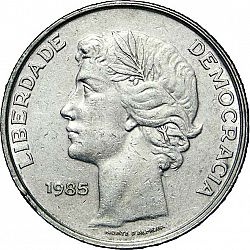 Large Obverse for 25 Escudos 1985 coin