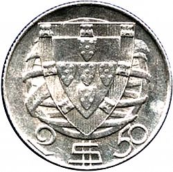 Large Reverse for 2,50 Escudos 1944 coin