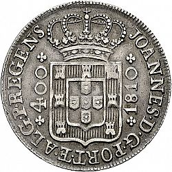 Large Obverse for 480 Réis ( Cruzado Novo ) 1810 coin
