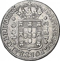 Large Obverse for 480 Réis ( Cruzado Novo ) 1812 coin
