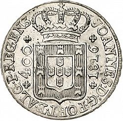 Large Obverse for 480 Réis ( Cruzado Novo ) 1816 coin