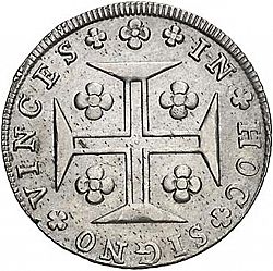 Large Reverse for 480 Réis ( Cruzado Novo ) 1812 coin