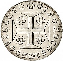 Large Reverse for 480 Réis ( Cruzado Novo ) 1816 coin