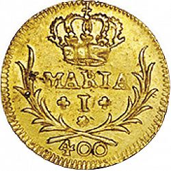 Large Obverse for 480 Réis ( Pinto ) 1787 coin