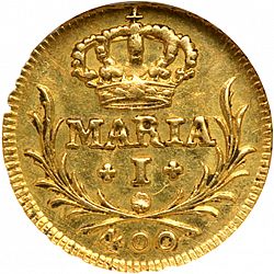 Large Obverse for 480 Réis ( Pinto ) 1795 coin