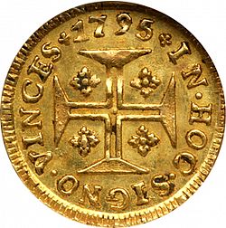 Large Reverse for 480 Réis ( Pinto ) 1795 coin