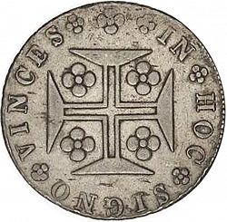 Large Reverse for 480 Réis ( Cruzado Novo ) 1834 coin