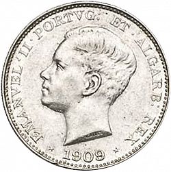 Large Obverse for 500 Réis 1909 coin