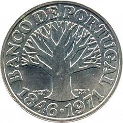 Large Reverse for 50 Escudos 1971 coin
