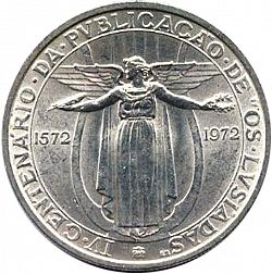 Large Reverse for 50 Escudos 1972 coin