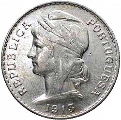 Large Obverse for 50 Centavos 1913 coin