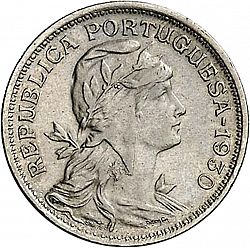 Large Obverse for 50 Centavos 1930 coin