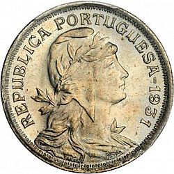 Large Obverse for 50 Centavos 1931 coin