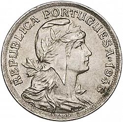 Large Obverse for 50 Centavos 1946 coin