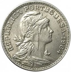Large Obverse for 50 Centavos 1964 coin