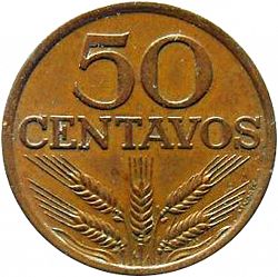 Large Reverse for 50 Centavos 1979 coin