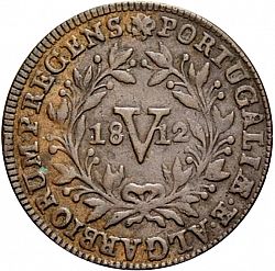 Large Reverse for 5 Réis 1812 coin