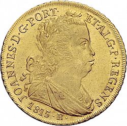 Large Obverse for 6400 Réis ( Peça ) 1815 coin