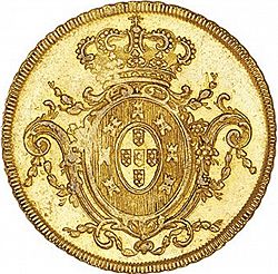 Large Reverse for 6400 Réis ( Peça ) 1812 coin