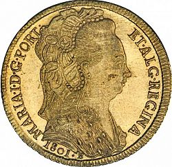 Large Obverse for 6400 Réis ( Peça ) 1801 coin