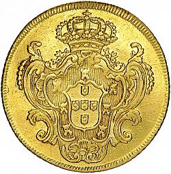 Large Reverse for 6400 Réis ( Peça ) 1786 coin