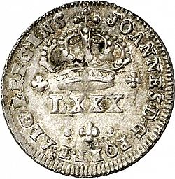Large Obverse for 100 Réis ( Tostao ) N/D coin