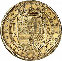 Large Obverse for 100 Escudos 1633 coin