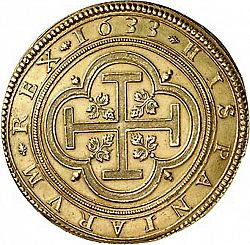 Large Reverse for 100 Escudos 1633 coin