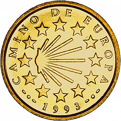Large Obverse for 100 Pesetas 1993 coin