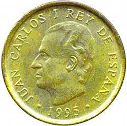 Large Obverse for 100 Pesetas 1995 coin