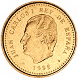 Large Obverse for 100 Pesetas 1999 coin