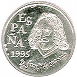 Large Obverse for 10 Pesetas 1995 coin