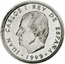 Large Obverse for 10 Pesetas 1999 coin