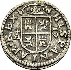 Large Reverse for 17 Maravedies 1631 coin