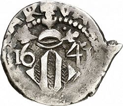 Large Reverse for Dieciocheno 1641 coin
