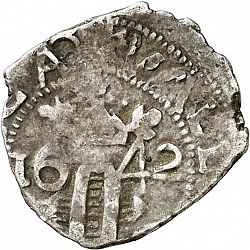 Large Reverse for Dieciocheno 1642 coin