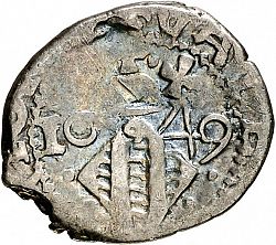 Large Reverse for Dieciocheno 1649 coin
