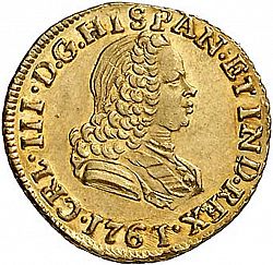 Large Obverse for 1 Escudo 1761 coin