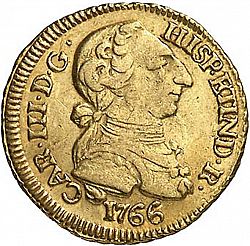 Large Obverse for 1 Escudo 1766 coin