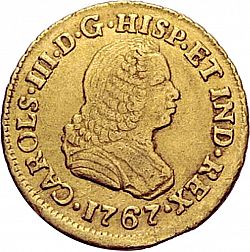 Large Obverse for 1 Escudo 1767 coin