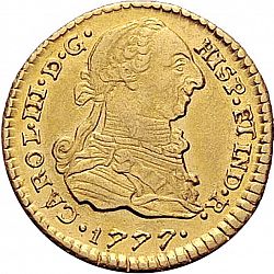Large Obverse for 1 Escudo 1777 coin