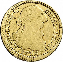 Large Obverse for 1 Escudo 1785 coin