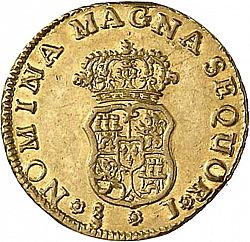 Large Reverse for 1 Escudo 1761 coin