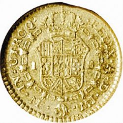Large Reverse for 1 Escudo 1778 coin