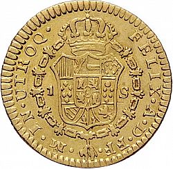 Large Reverse for 1 Escudo 1783 coin