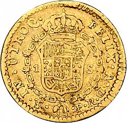 Large Reverse for 1 Escudo 1786 coin