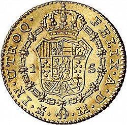 Large Reverse for 1 Escudo 1788 coin