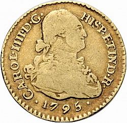 Large Obverse for 1 Escudo 1795 coin