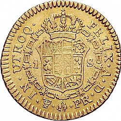 Large Reverse for 1 Escudo 1794 coin